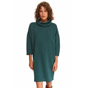 Tmavě zelené rolákové šaty SSU3438