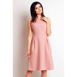 Světle růžové šaty M097