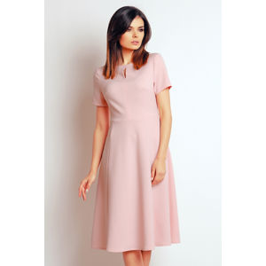 Světle růžové šaty M099