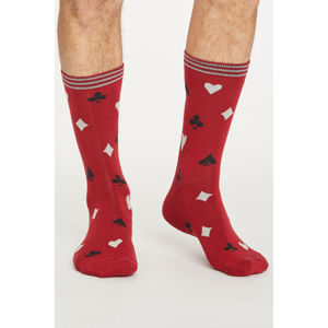 Pánské červené ponožky Billiard Game Socks