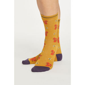Žluté ponožky Squirrel Socks