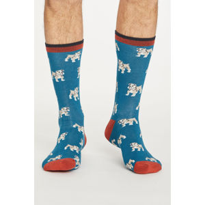 Pánské modré ponožky Hound Socks