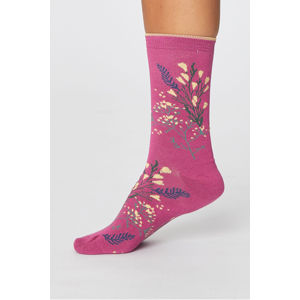 Růžové ponožky Florie Super Soft Daisy Socks