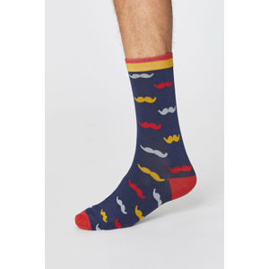 Pánské modro-červené ponožky Gentlemen Socks