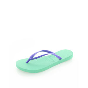 Mátovo-fialové pantofle Havaianas Slim Logo