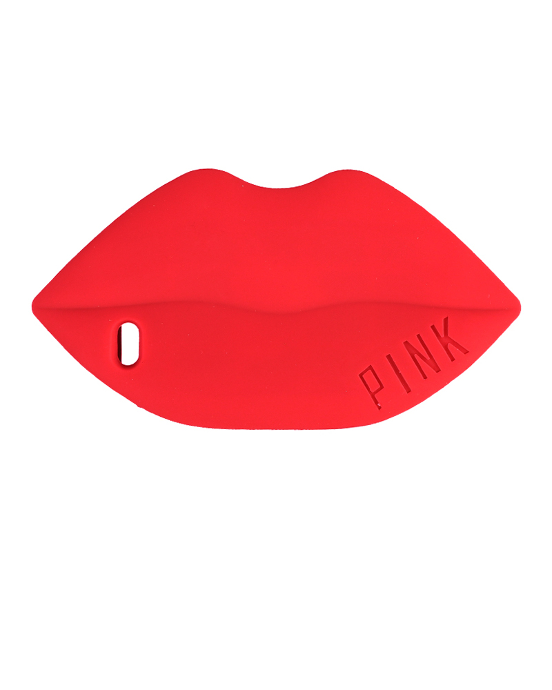 Červený silikónový kryt Lips pro iPhone 6/6s