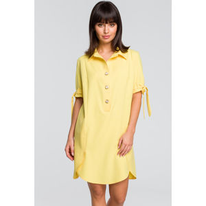 Žluté šaty B112